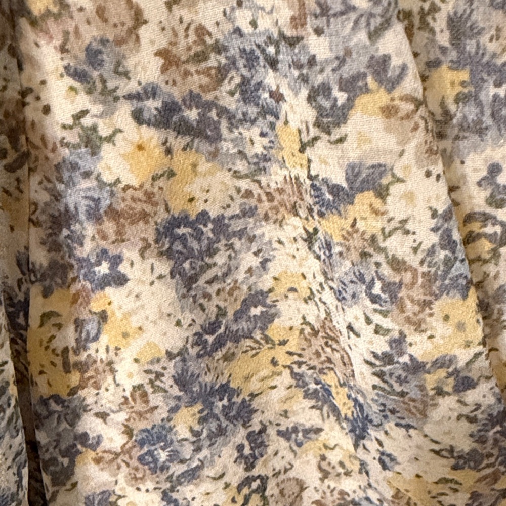 Mittoshop Blue and Yellow Floral Blouse - Picture 9 of 9